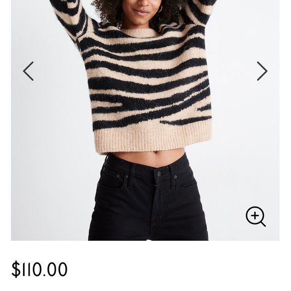 MADEWELL Tiger Print Sweater - Picture 5 of 5